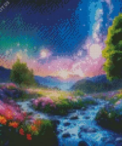 Galaxy Landscape Diamond Painting