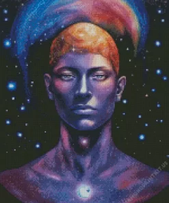 Galaxy Man Art Diamond Painting