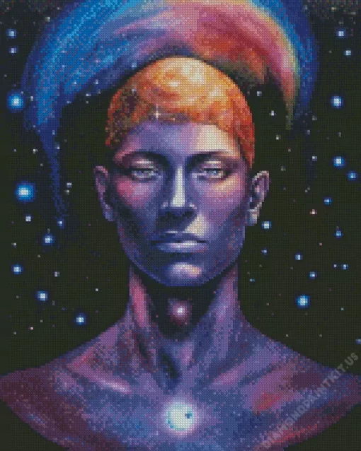 Galaxy Man Art Diamond Painting