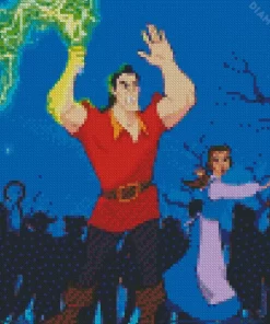 Gaston Beauty And The Beast Diamond Painting