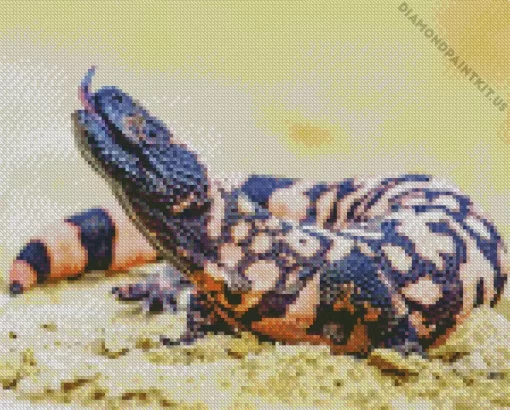 Gila Monster Diamond Painting