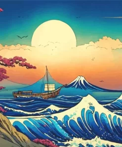 Great Wave Diamond Painting