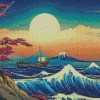 Great Wave Diamond Painting