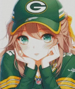 Green Bay Packers Anime Diamond Painting