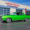 Green Malibu Car Diamond Painting