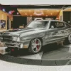 Grey 1970 Chevrolet Chevelle Diamond Painting