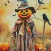 Halloween Scarecrow Diamond Painting