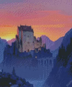 Hotel Transylvania Castle Diamond Painting