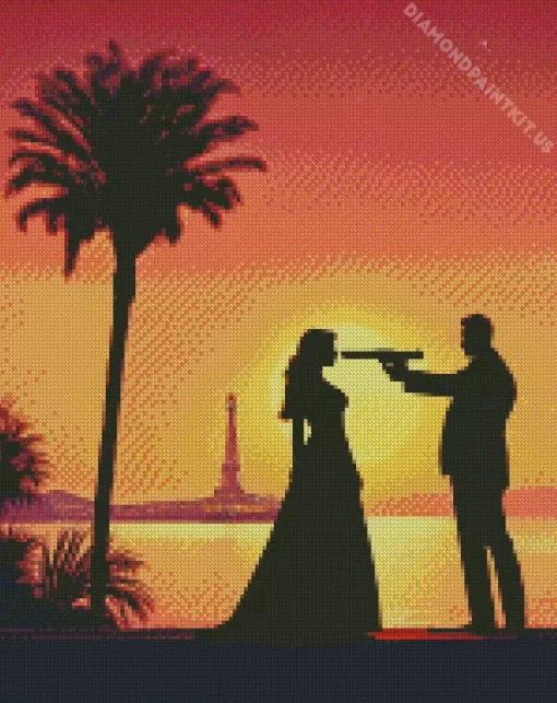 Mob Wife Silhouette Diamond Painting