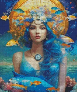 Pisces Girl Diamond Painting