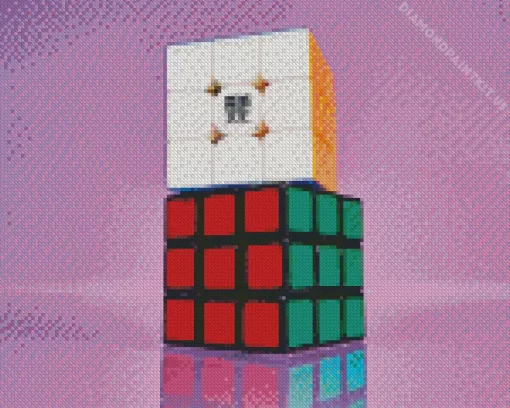 Rubiks Cube Diamond Painting