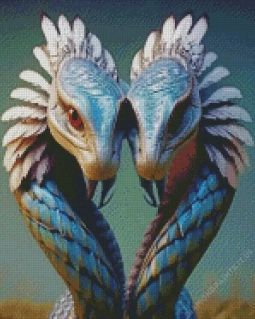 Snakes With Feathers Diamond Painting