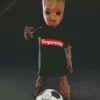 Supreme Groot Soccer Diamond Painting