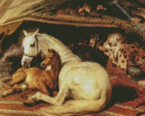 The Arab Tent by Edwin Landseer Diamond Painting