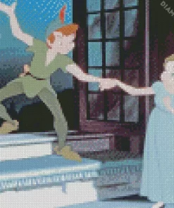 Wendy And Peter Pan Diamond Painting