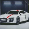 White Audi i8 Diamond Painting