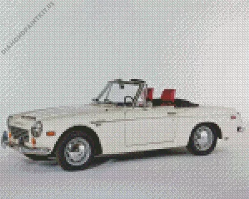 White Fairlady Datsun Diamond Painting