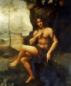 Bacchus By Leonardo Da Vinci Diamond Painting