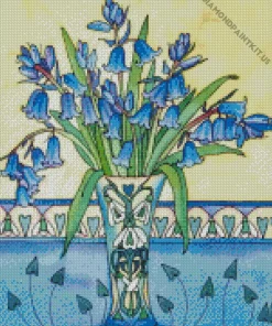 Bluebells Vase Diamond Painting