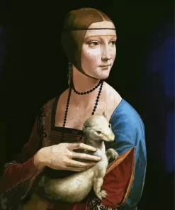 Lady With An Ermine By Leonardo Da Vinci Diamond Painting