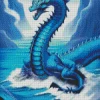 Ocean Blue Dragon Diamond Painting