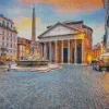 Pantheon Rome Diamond Painting