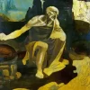 Saint Jerome in the Wilderness Diamond Painting