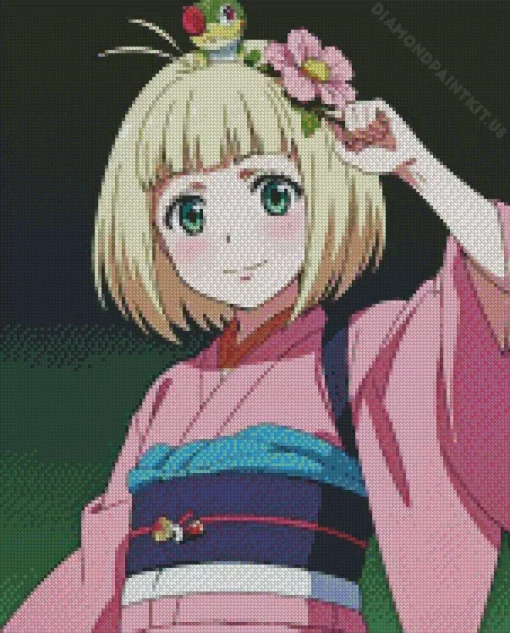 Shiemi Blue Exorcist Female Character Diamond Painting