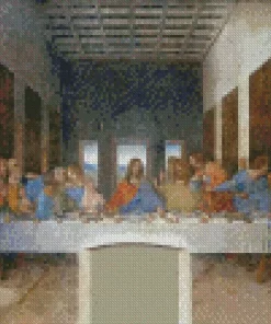 The Last Supper By Leonardo Da Vinci Diamond Painting