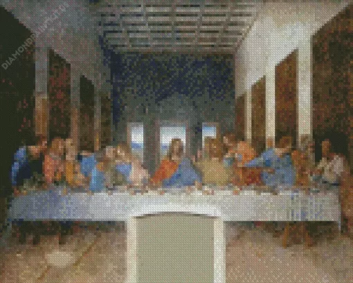 The Last Supper By Leonardo Da Vinci Diamond Painting