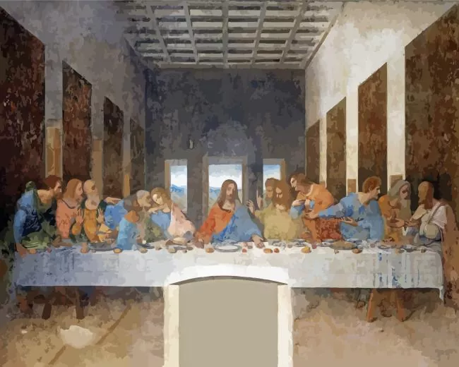 The Last Supper By Leonardo Da Vinci Diamond Painting Diamondpaintkit Us