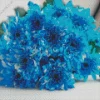 White Blue Chrysanthemum Diamond Painting