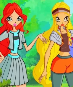 Winx Club Bloom And Stella Diamond Painting