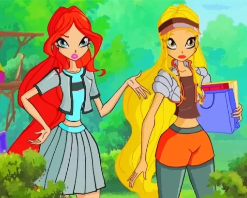 Winx Club Bloom And Stella Diamond Painting