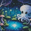 Adorable Ghost Octopus Diamond Painting