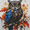 Aesthetic Fierce Owl Art Diamond Painting