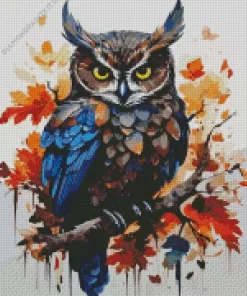 Aesthetic Fierce Owl Art Diamond Painting