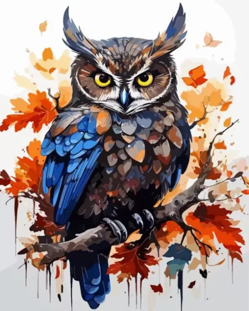 Aesthetic Fierce Owl Art Diamond Painting