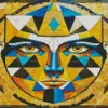 Aesthetic Geometric Face Diamond Painting