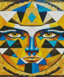 Aesthetic Geometric Face Diamond Painting