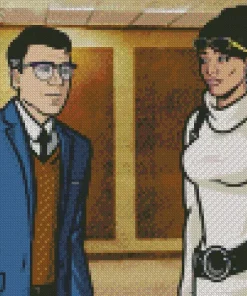 Archer And Lana Diamond Painting