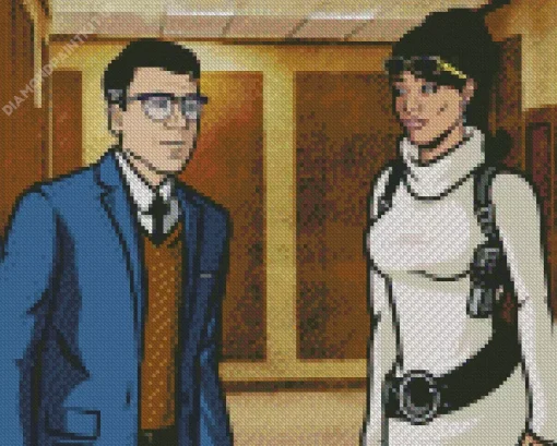 Archer And Lana Diamond Painting