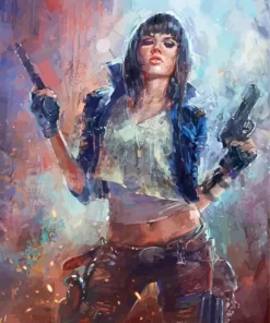 Badass Woman Art Diamond Painting