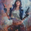 Badass Woman Art Diamond Painting