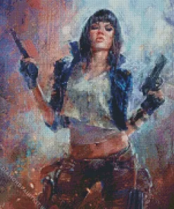 Badass Woman Art Diamond Painting