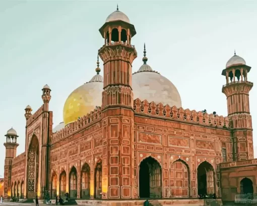 Badshahi Mosque Diamond Painting