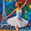 Ballerina In Paris Diamond Painting