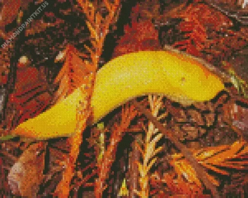 Banana Slug Diamond Painting