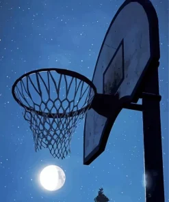 Basketball Moon Diamond Painting