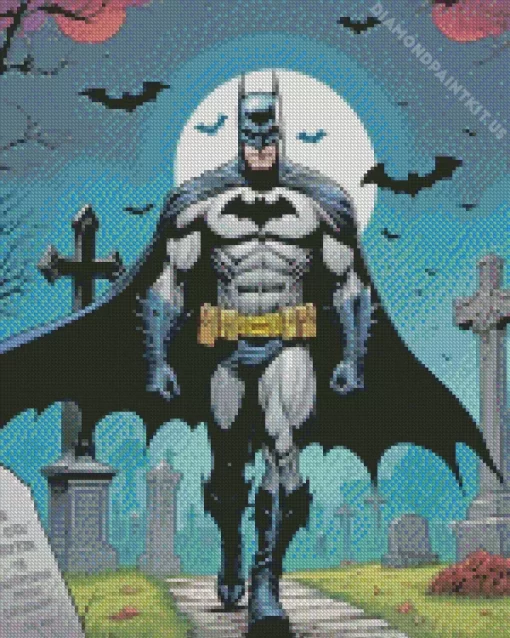 Batman Cemetery Diamond Painting